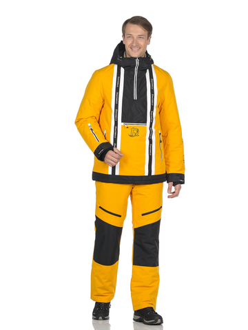 Мужской горнолыжный костюм BETEBEILE желтого цвета.
