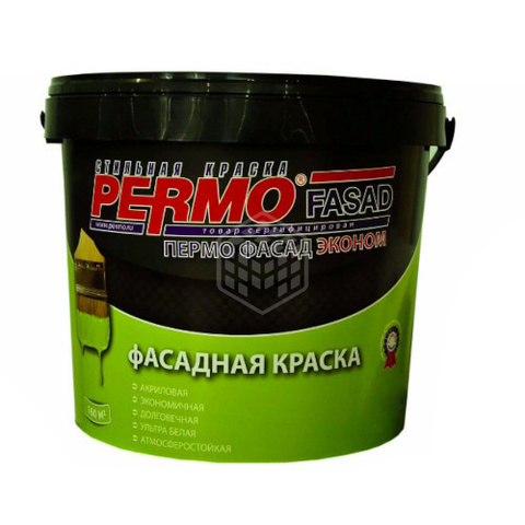 ПермоФасад эконом -  фасадная краска 20 кг (под заказ)