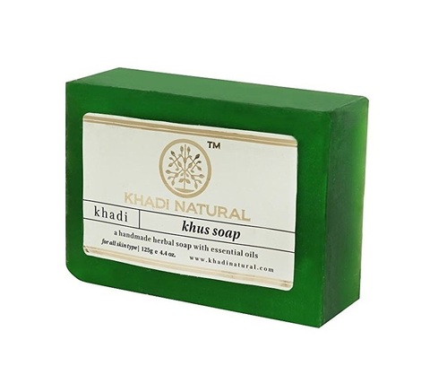 KHUS Soap Khadi (Мыло ручной работы КХУС / ВЕТИВЕР, Кхади), 125 г.