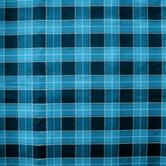 Ткань Пикачо клетка, 225 гр/м2, 150 см, голубой