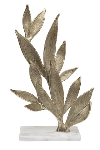 Декор настольный 51см Garda Decor Flora на мраморной подставке