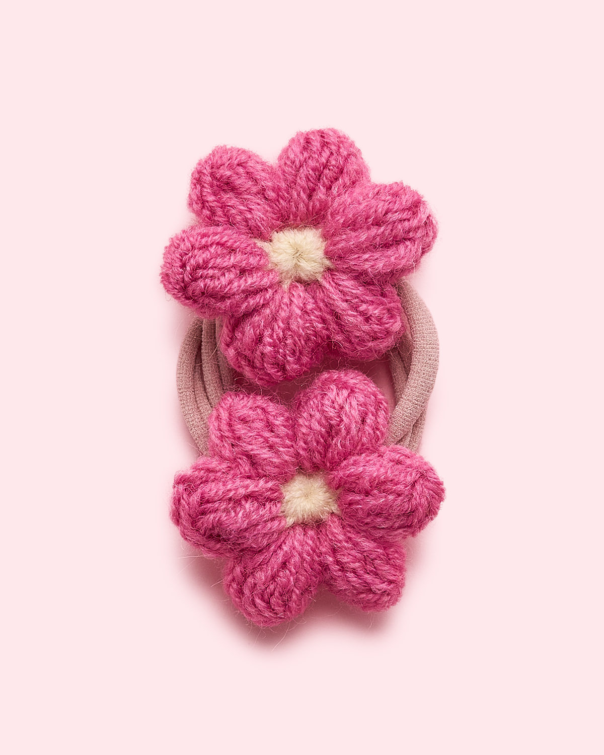 Вязаный бантик FLOWER (2 шт.)