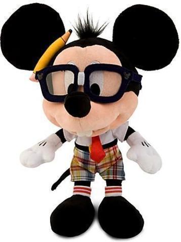 Disney Nerd Mickey Mouse Plush