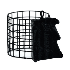 Груз-кормушка мет. X-FEEDER ME ALLIGATOR MIDDLE 080 г (35 мл, цвет Matt Black, сварная сетка) 10 шт/уп.
