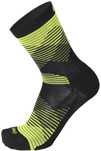Элитные носки Mico Extra Dry Run Light Weight Yellow для бега