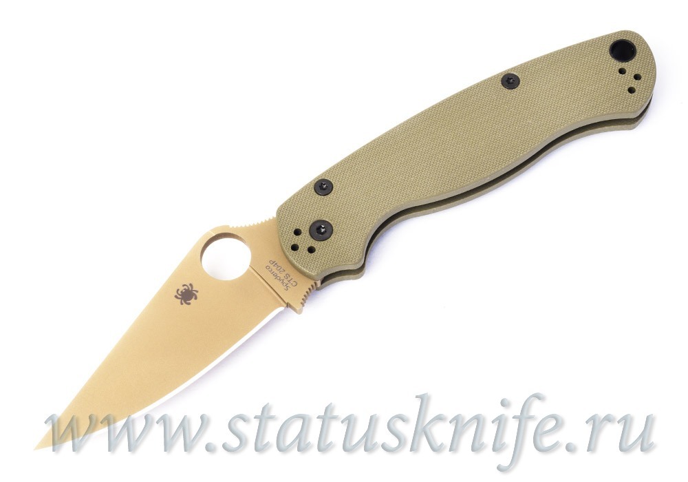 Нож Spyderco C81GPODFDE2 ParaMilitary2 CTS 204P Dark Earth PVD