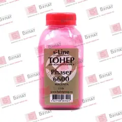 Тонер БУЛАТ s-Line Xerox Phaser 6600 (Пурпурный, банка 110 г)