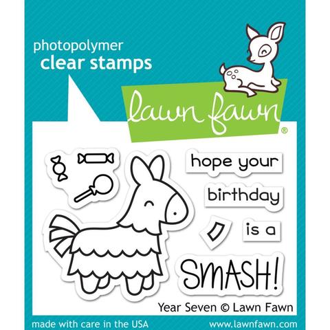 Набор штампов Lawn Fawn Clear Stamps 5х8см - Year Seven