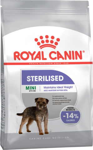 Royal Canin Mini Sterilised Adult Сухой корм для кастрированных и стерилизованных взрослых собак маленьких пород 3 кг