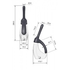 Душ для интимной гигиены Iceberg с вибрацией и автоматической подачей воды от Amovibe