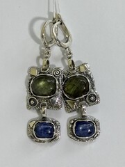 Арагон (серьги из серебра)