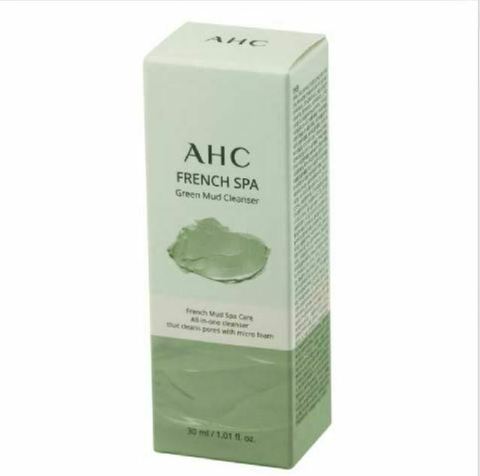 AHC French spa green mud cleanser