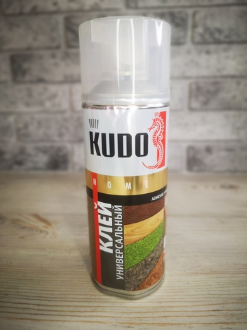 Эмаль спрей флуоресцентный KUDO оранжево-красный 520 мл