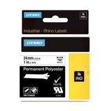 Полиэстеровая лента DYMO 24 мм x 5.5 м с постоянным клеем, выдерживает экстремальные температуры, цвет - белый