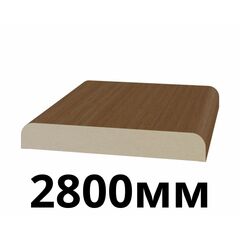 Наличник прибивной 70х10х2800мм экошпон Орех