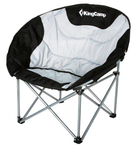 Картинка кресло кемпинговое Kingcamp 3889 Deluxe Moon Chair grey - 1