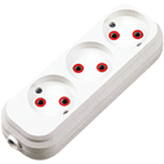 Колодка EGP-121*3  б/з для удлинителя