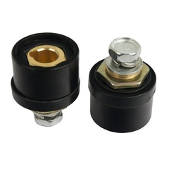 Кабельный разъем QUATTRO ELEMENTI розетка кабельная сварочного аппарата SК 16-25 ( до 200  (641-961)