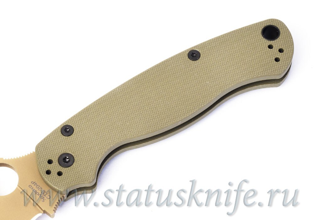 Нож Spyderco C81GPODFDE2 ParaMilitary2 CTS 204P Dark Earth PVD