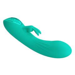 Зеленый мини-вибратор DJ Stick - 12,7 см. - 
