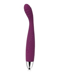 Фиолетовый вибратор Cici Violet с гнущейся головкой - 18,2 см. - 
