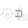 Смеситель встраиваемый на 1 потребителя Ideal Standard CeraPlan III A6114AA