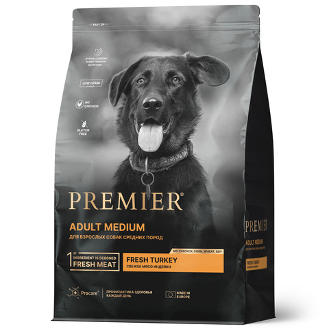 Premier Dog Turkey ADULT Medium