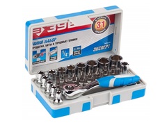 ЗУБР 30 шт, набор: трещотка, биты и торцовые головки (26054-H31)