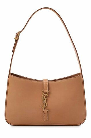 Сумка Saint Laurent Le 5 à 7 Hobo коричневый