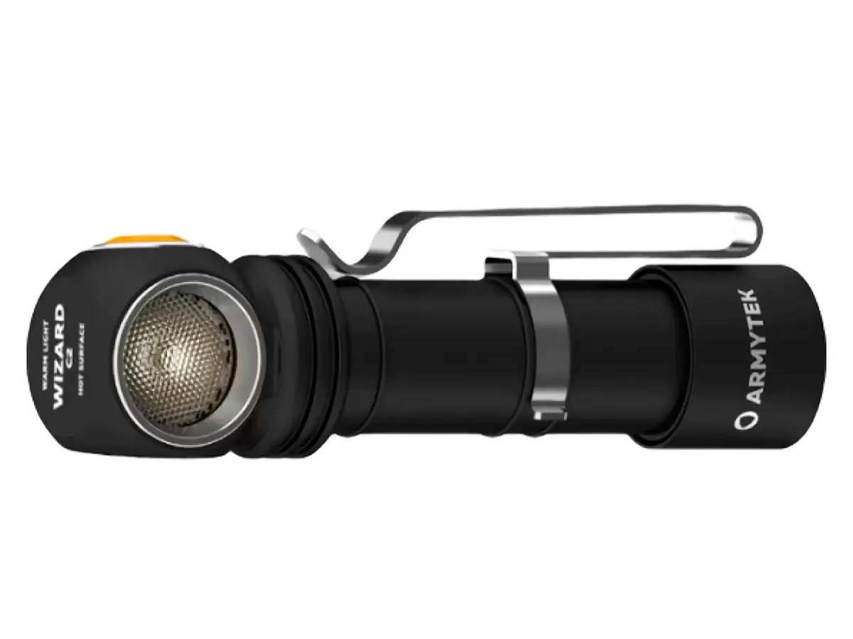 Фонарь налобный-мульти Armytek Wizard C2 Magnet USB LH351D, 1120 lm, тёплый, до 106м, 1x18650, IP68