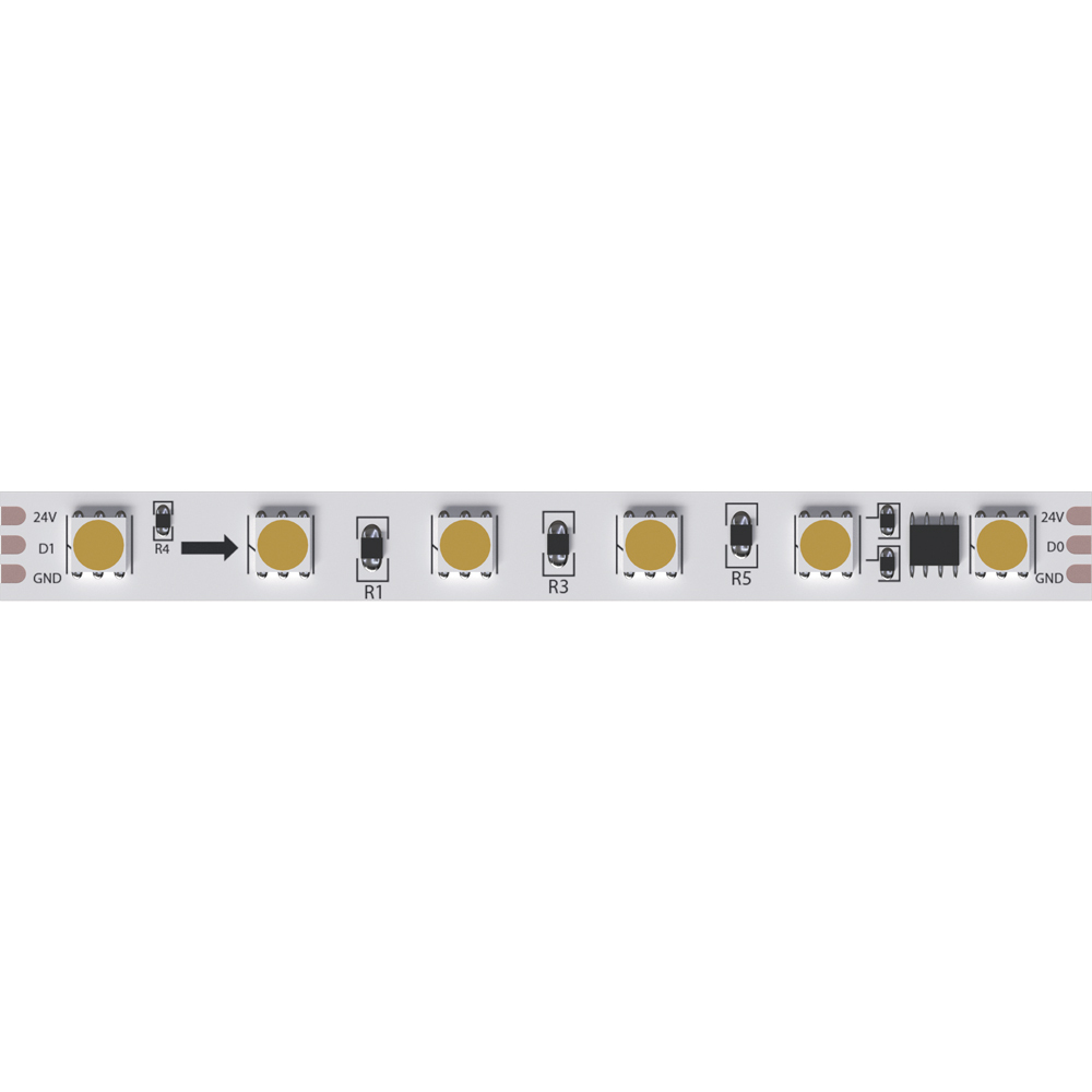 Светодиодная лента 24V 14,4W/m 3100К 5м Arte Lamp SPI A2406010-03-3K