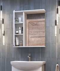 Шкаф навесной с зеркалом Callao 600 (левый)