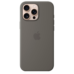 Силиконовый чехол с поддержкой MagSafe Apple Silicone Case для iPhone 16 Pro Max, Stone Gray (Каменно-серый)