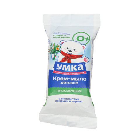 Мыло детское Умка с экстрактами ромашки и череды 80г, шт
