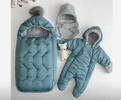 Зимний комплект на выписку "Пушинка" (model.6)