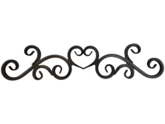 Кованый элемент "Навершие 3S", 765х175 мм