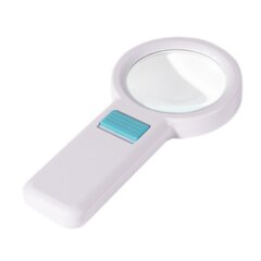 
          Лупа Alingar, 82 мм, 5-ти кратное увеличение, с подсветкой, пластиковый корпус, картонная упаковка