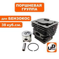 Поршневая группа UNITED PARTS для бензопил 38 куб.см. d39мм (90-0039)