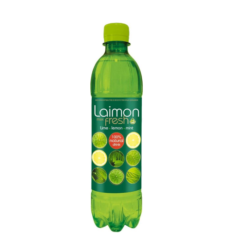 Напиток LAIMON FRESH лайм-лимон-мята пэт 0,5л