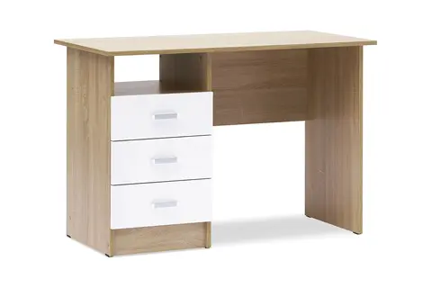 стол письменный МАРТИНА (дуб сонома/белый)