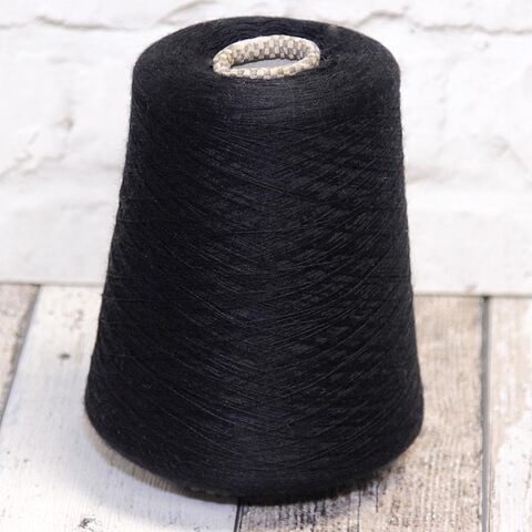 Меринос с кашемиром (10%) и шелком (30%) CARIAGGI ZEFIRO 2/60 черный