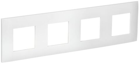 SKANDY Рамка 4-мест. SK-F04W арк. бел. IEK