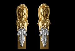 Силиконовый молд № 2100 Кариатиды