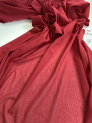 Батист Красный, хлопок 100%