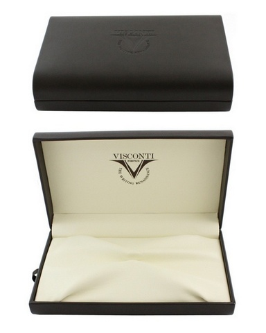 Ручка перьевая Visconti Homo Sapiens Steel Age Medium, Black CT, Pd 23K, F (Vs-589-99F)