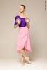 One-of-a-kind Wrap chiffon skirt | pink