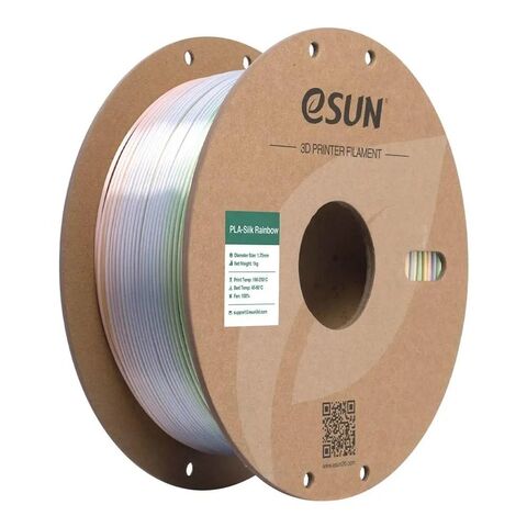 Пластик для 3D-печати eSUN PLA-Silk Rainbow, 1,75 мм, 1 кг, гора Хуагуо, PLA-SKRB175O-HM1Y1