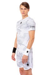 Футболка теннисная Hydrogen Tech Camo Tee - camo black/white