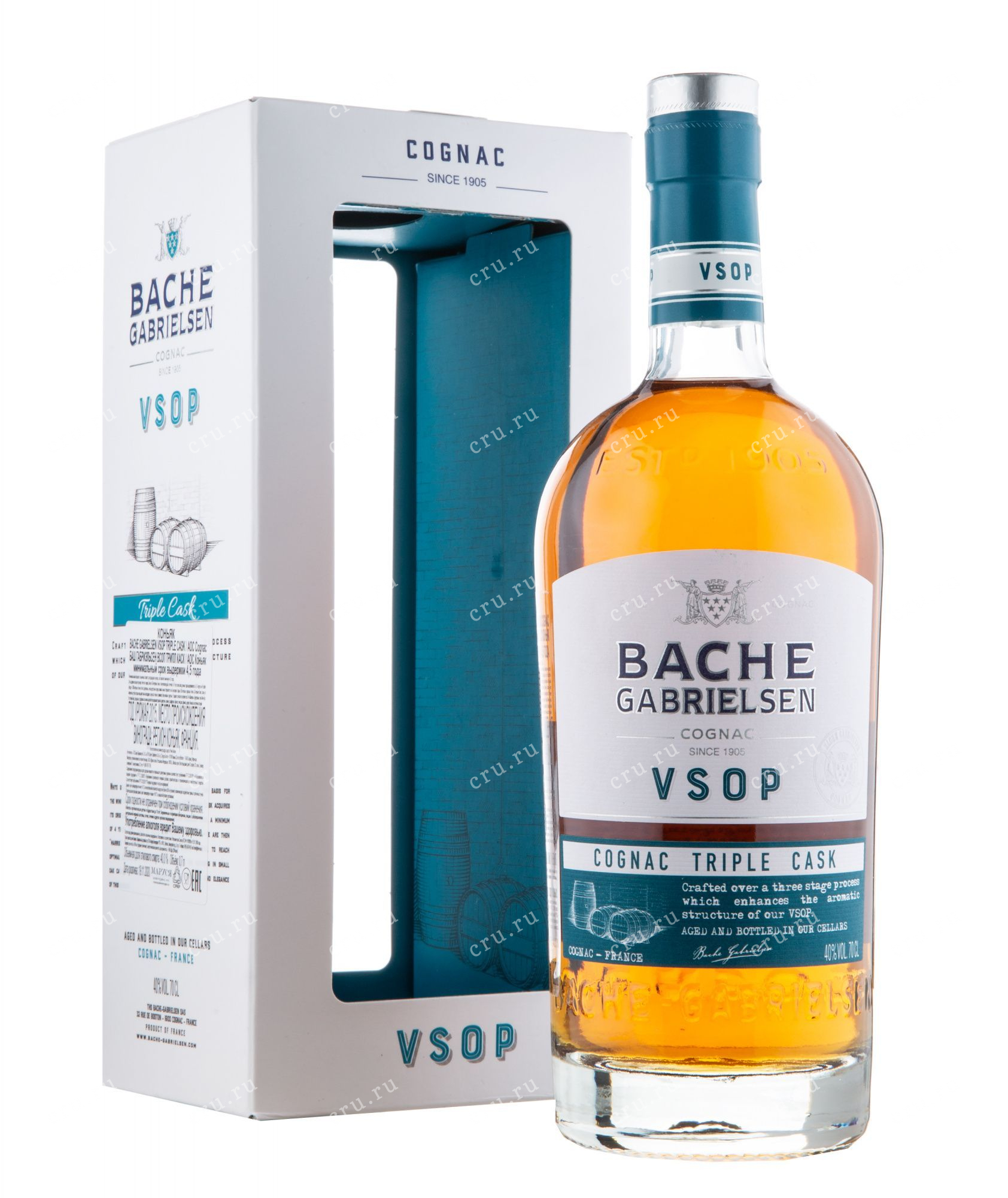 Bache-Gabrielsen, VSOP "Triple Cask", 0.7 л.