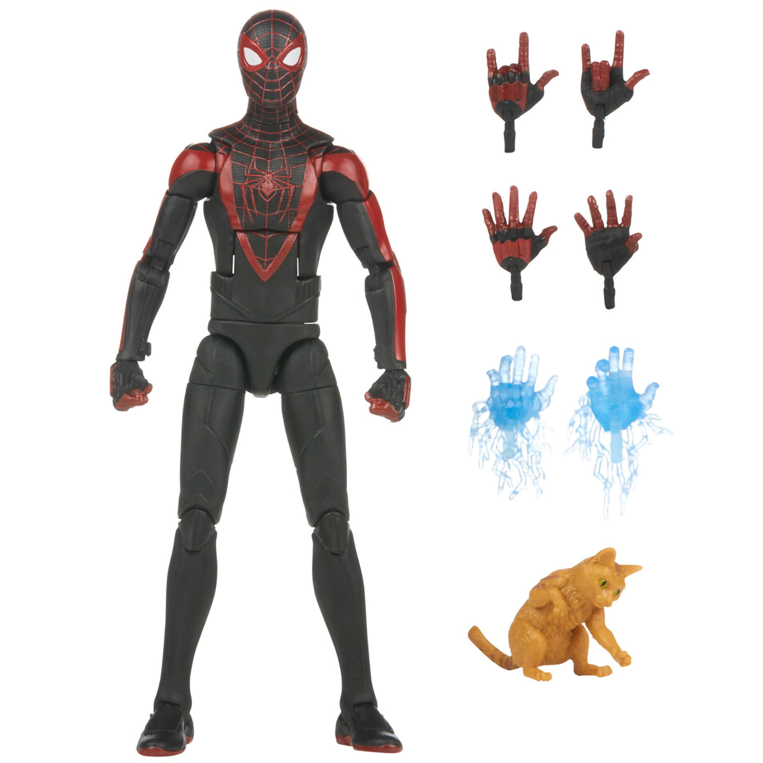 Фигурка Marvel Legends Spider-Man 2 Miles Morales С Котом 18 см F7056» за 4  790 ₽ – купить за 4 790 ₽ в интернет-магазине «Книжки с Картинками»